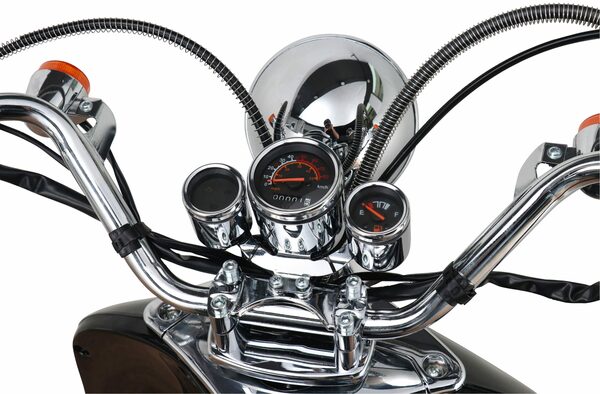 Bild 4 von Alpha Motors Motorroller Retro Firenze, 125 ccm, 85 km/h, Euro 5, schwarz