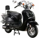 Bild 1 von Alpha Motors Motorroller Retro Firenze, 125 ccm, 85 km/h, Euro 5, schwarz