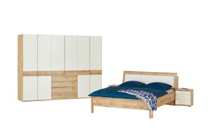 Primo Schlafzimmer 4-teilig Keva holzfarben Maße (cm): B: 300 H: 216 T: 58 Komplett-Schlafzimmer - Möbel Kraft
