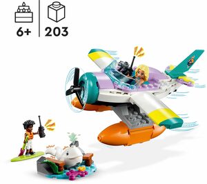 LEGO® Konstruktionsspielsteine Seerettungsflugzeug (41752), LEGO® Friends, (203 St), Made in Europe