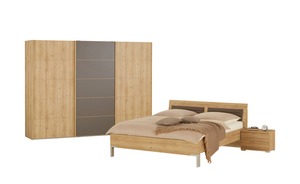 Primo Schlafzimmer  Rio holzfarben Holzwerkstoff Komplett-Schlafzimmer - Möbel Kraft