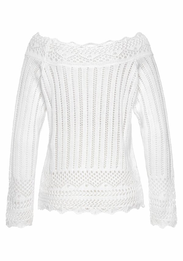 Bild 2 von Vivance Carmenpullover mit Ajourmuster