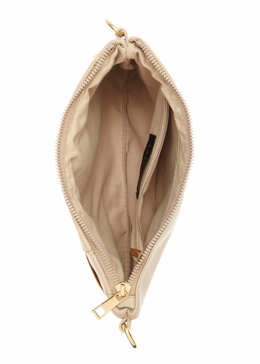 Bild 3 von LASCANA Umhängetasche, kleine Tasche, Minibag in Flechtoptik und mit farbigem Band VEGAN