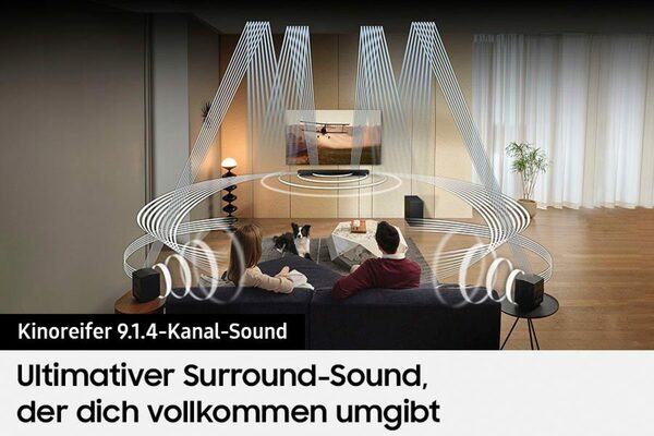 Bild 4 von Samsung HW-Q935GC Soundbar (540 W, 2.0.2-Kanal Rücklautsprecher, 9.1.4-Kanal Surround Sound System, Kabelloses Dolby Atmos & DTS:X)