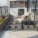 Bild 2 von Outsunny Outdoor-Teppich, wasserdichter Kunststoffteppich für Terrasse, Balkon
