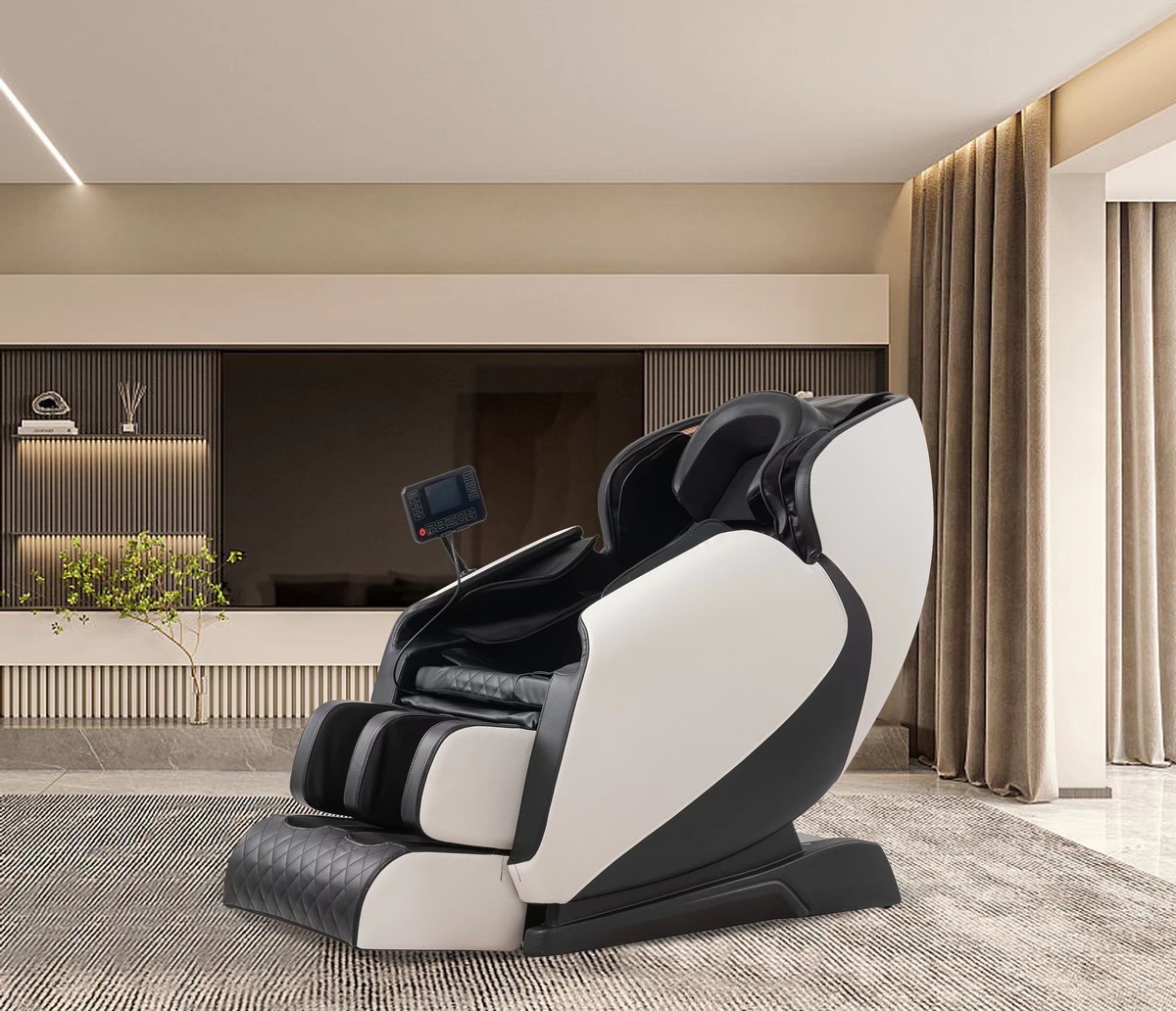 Bild 2 von Happy Home Massagesessel mit Kopfstütze, Armabdeckung & Airbag Massage für Arme, Beine und Schultern