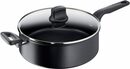 Bild 1 von Tefal Schmorpfanne Hard Titanium Pro G28937, Aluminium, Induktionspfanne, Temperaturanzeiger, Made In France, Glasdeckel,28 cm