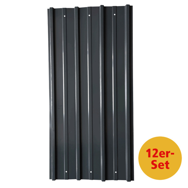 Bild 3 von HC Home & Living Profilblech/Trapezblech - 12 Stück, Anthrazit