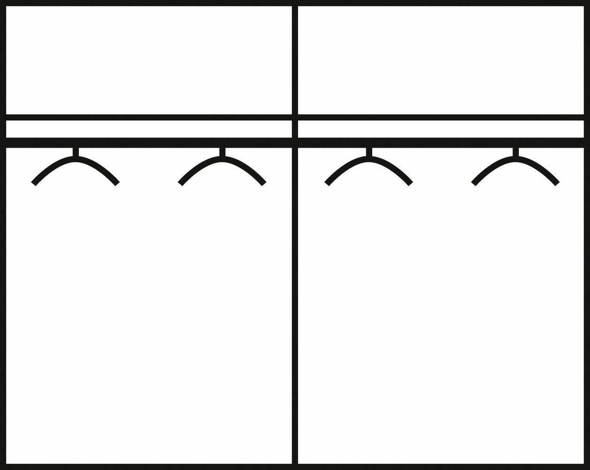 Bild 3 von FORTE Schwebetürenschrank Rondino in diversen Breiten