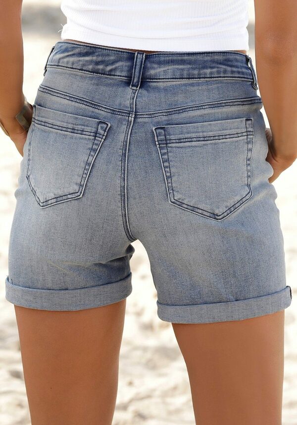 Bild 3 von Buffalo Jeansshorts in High-waist-Form