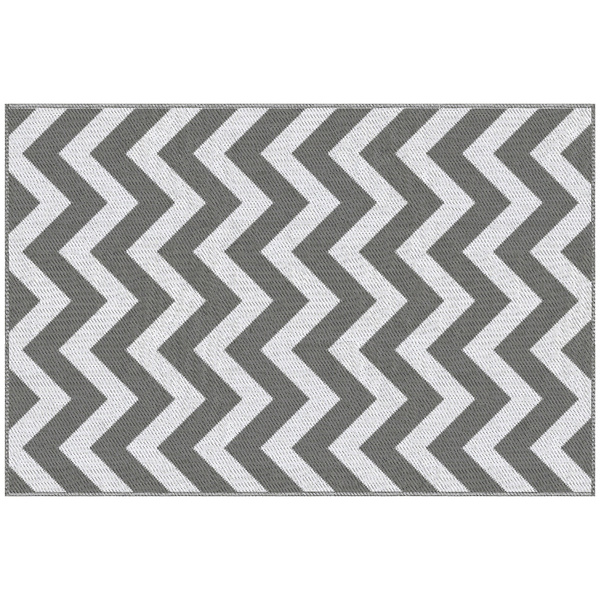 Bild 3 von Outsunny Outdoor-Teppich wasserdichter Balkonteppich für Terrasse Balkon Grau