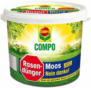 Compo Rasendünger Moos - Nein danke!, 4 kg, für 160 m²