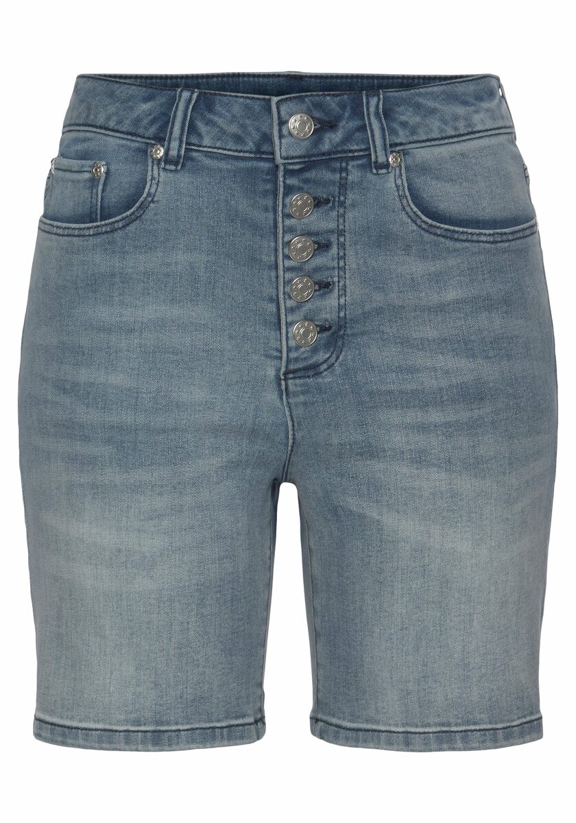 Bild 2 von Buffalo Jeansshorts in High-waist-Form