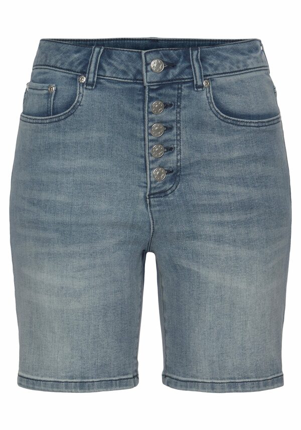 Bild 2 von Buffalo Jeansshorts in High-waist-Form