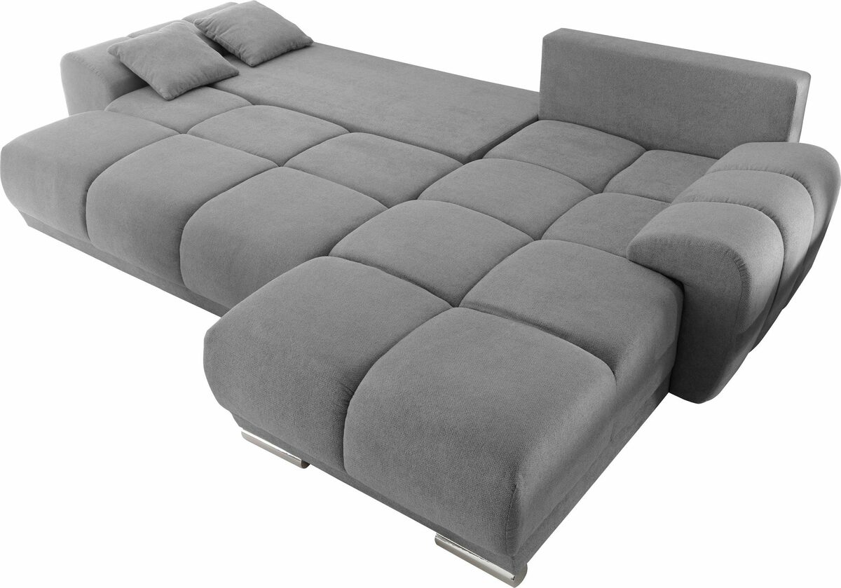 Bild 4 von ED EXCITING DESIGN Recamiere Anton, mit Bettfunktion, Bettkasten, Rücken- und Zierkissen, universell