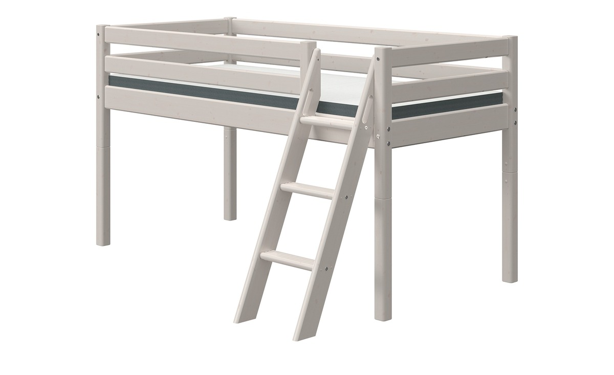 Bild 1 von FLEXA Halbhohes Classic-Bett  Flexa grau Maße (cm): B: 149 H: 120 Kindermöbel