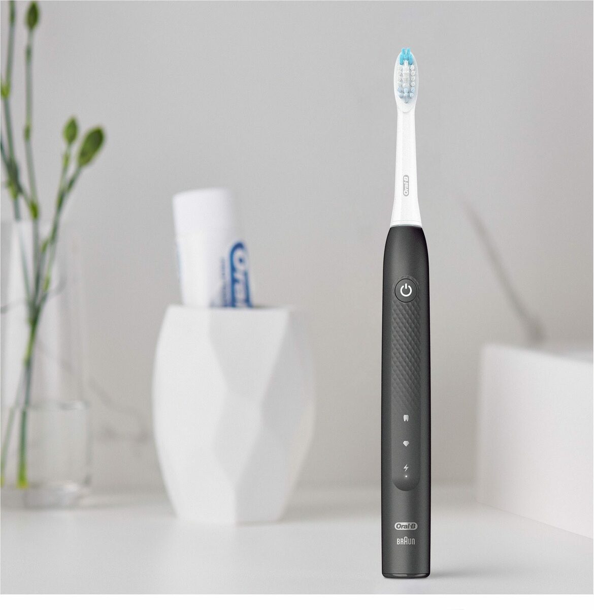 Bild 3 von Oral B Schallzahnbürste Pulsonic Slim Clean 2000, Aufsteckbürsten: 1 St.