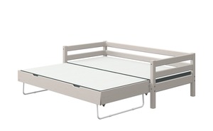 FLEXA Bett mit Ausziehbett  Flexa Classic grau Maße (cm): B: 100 H: 67 Jugendmöbel