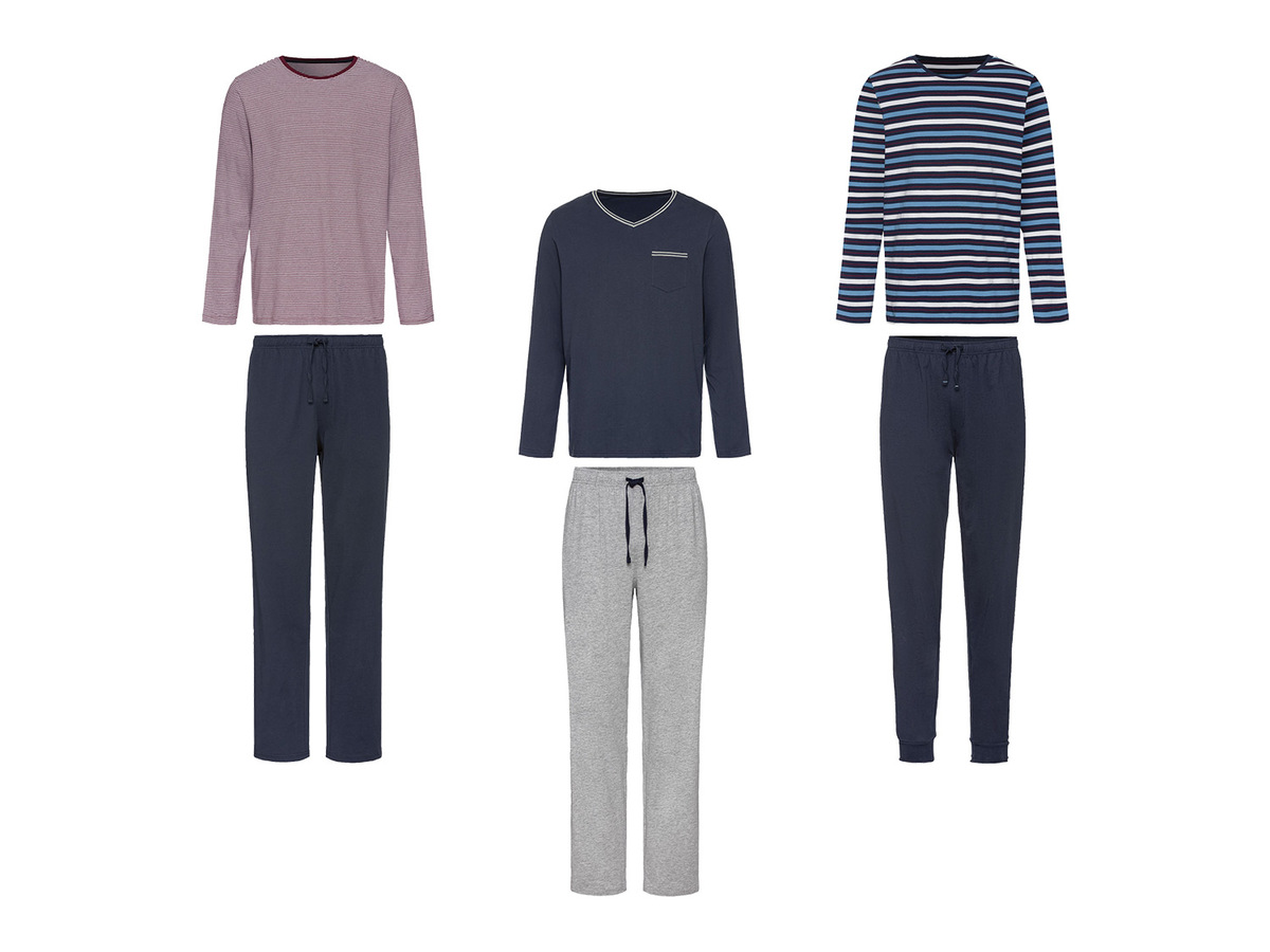 Bild 1 von LIVERGY® Herren Pyjama mit seitlichen Eingrifftaschen