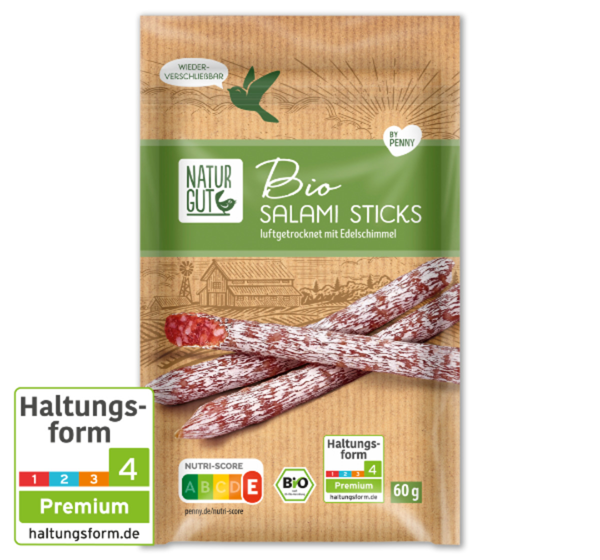 Bild 1 von NATURGUT Bio Salami Sticks*