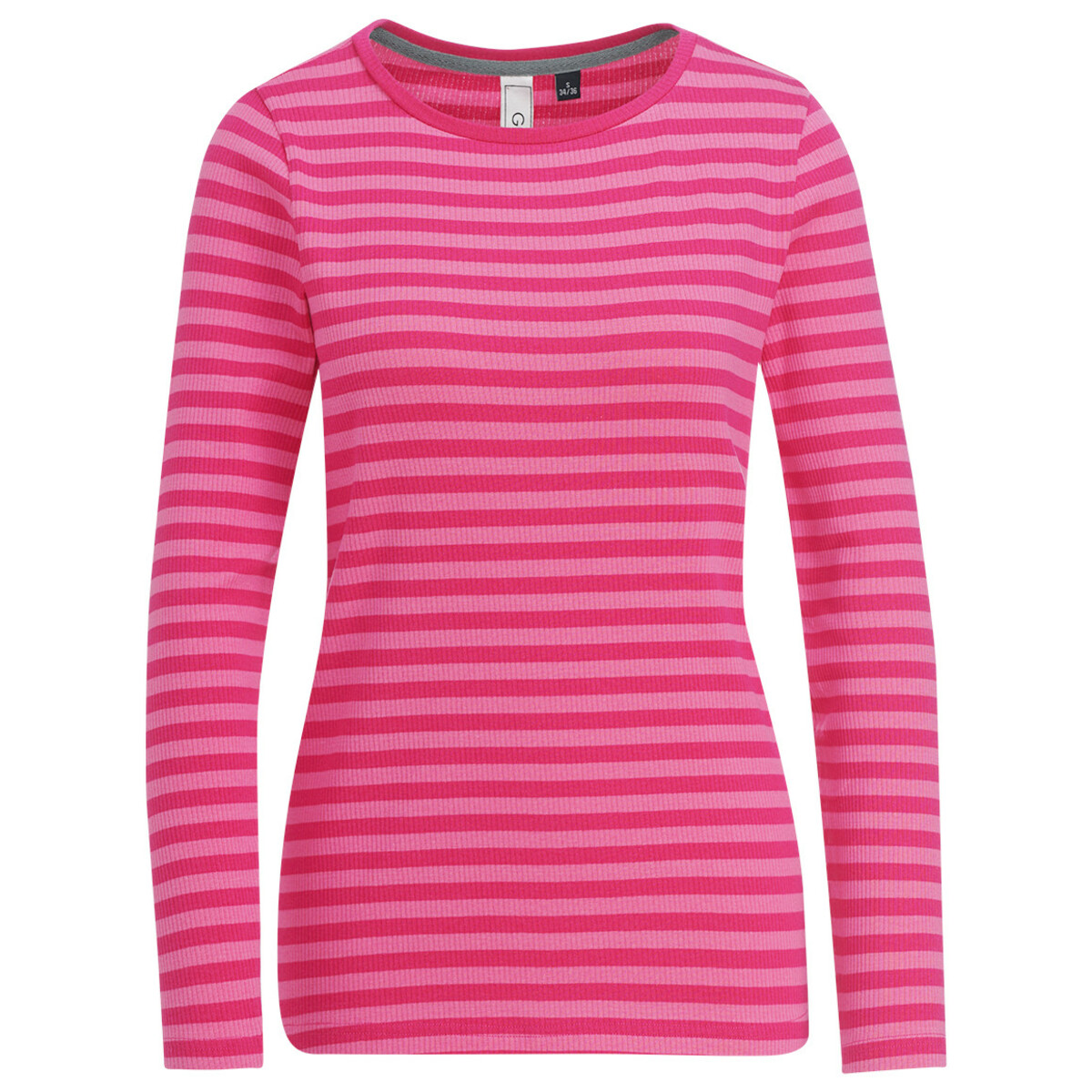 Bild 1 von Damen Langarmshirt in Ripp-Qualität