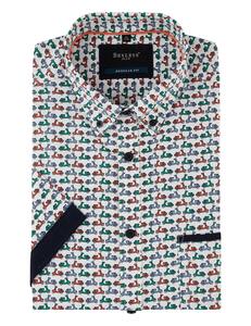 Bexleys man - Freizeithemd mit Roller-Print, REGULAR FIT