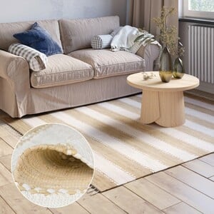 Teppich Zendo 150cm x 80cm, Farbe Beige, rechteck