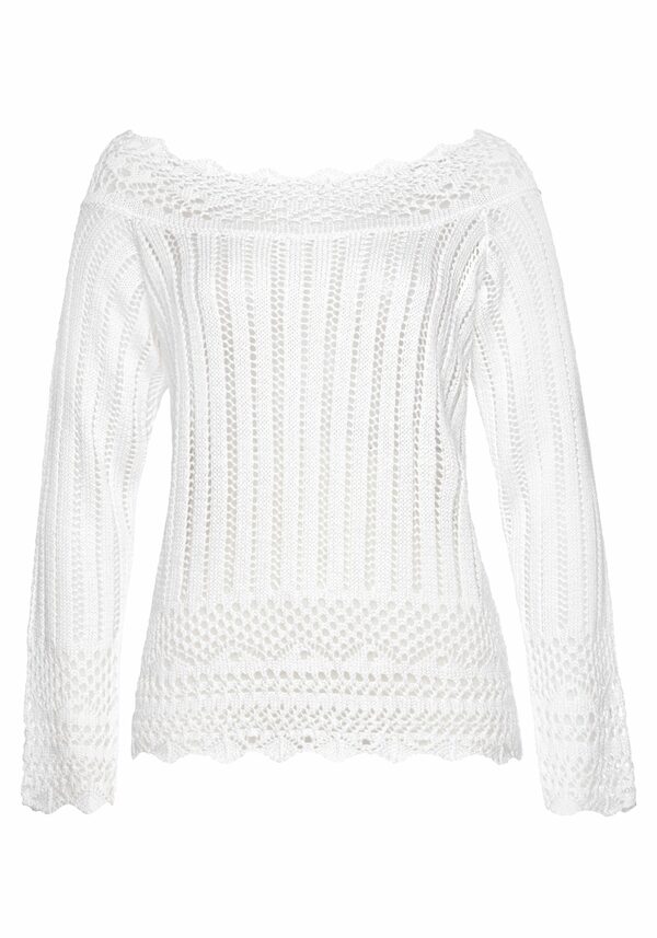 Bild 1 von Vivance Carmenpullover mit Ajourmuster