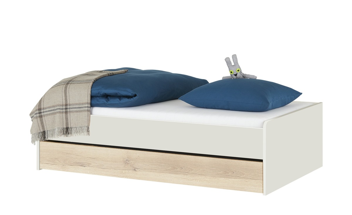 Bild 1 von Duobett  Grow Up grau Maße (cm): B: 97 H: 54,5 Jugendmöbel