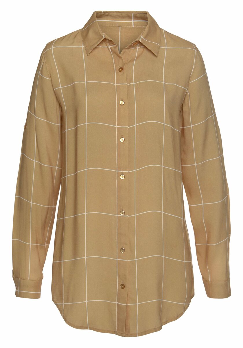 Bild 1 von LASCANA Hemdbluse mit Karoprint