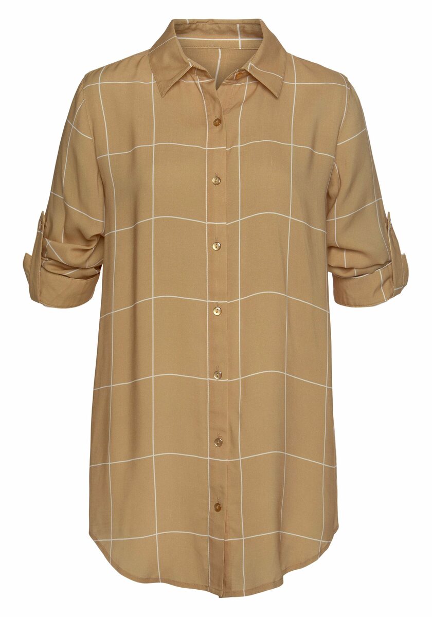 Bild 3 von LASCANA Hemdbluse mit Karoprint