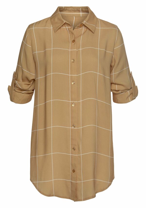 Bild 3 von LASCANA Hemdbluse mit Karoprint