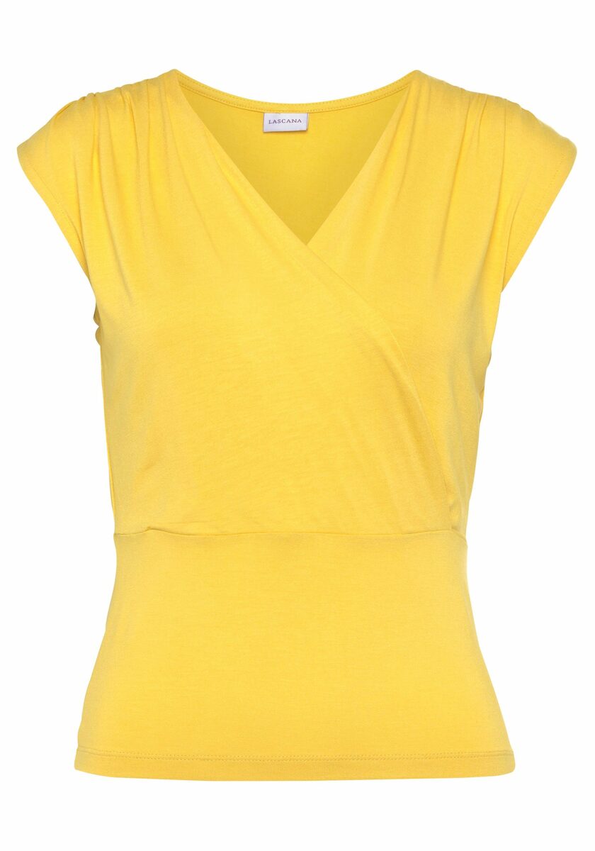 Bild 1 von LASCANA Shirttop mit dezenten Raffungen an der Schulter