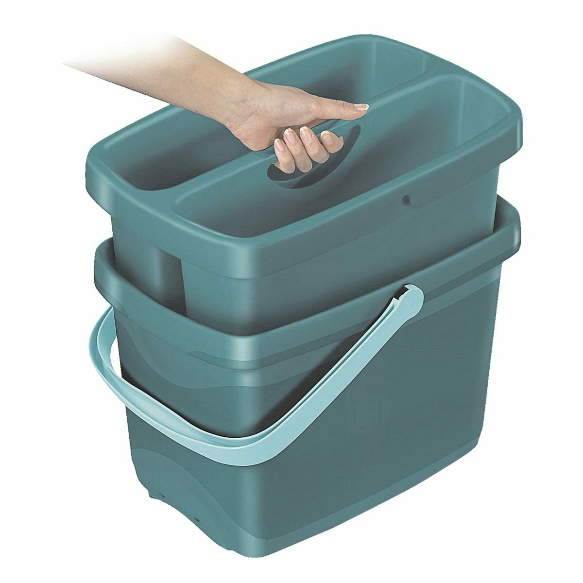 Bild 3 von Leifheit Putzeimer Combi Box 52001, mit 2 Kammern