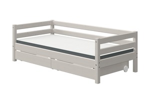 FLEXA Bett mit 2 Schubladen  Flexa Classic grau Maße (cm): B: 100 H: 67 Jugendmöbel