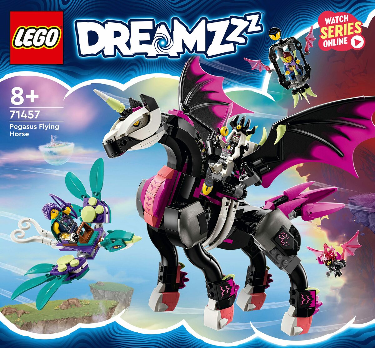 Bild 3 von LEGO® Konstruktionsspielsteine Pegasus (71457), LEGO® DREAMZzz™, (482 St), Made in Europe