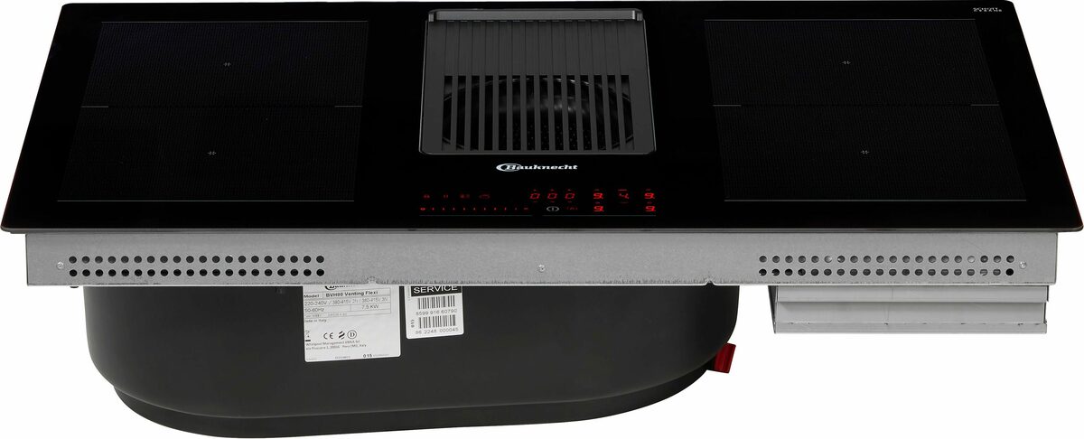 Bild 4 von BAUKNECHT Kochfeld mit Dunstabzug BVH80 Venting Flexi, inkl. komplettem Installations-Zubehör für Kanalführung