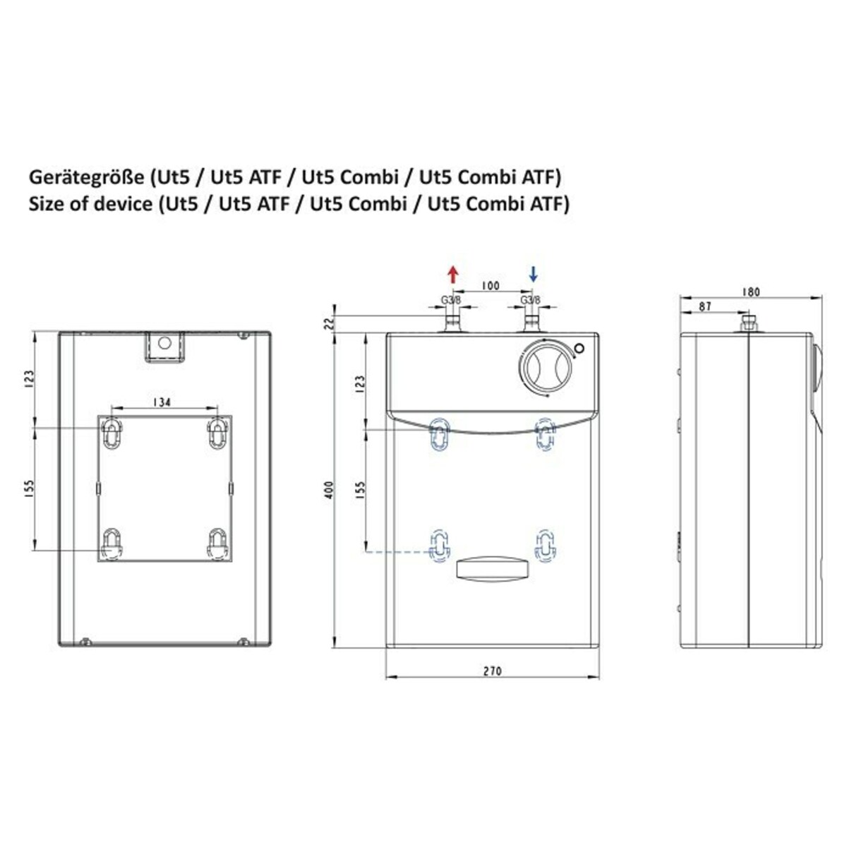 Bild 3 von Thermoflow Untertischspeicher UT 5 N