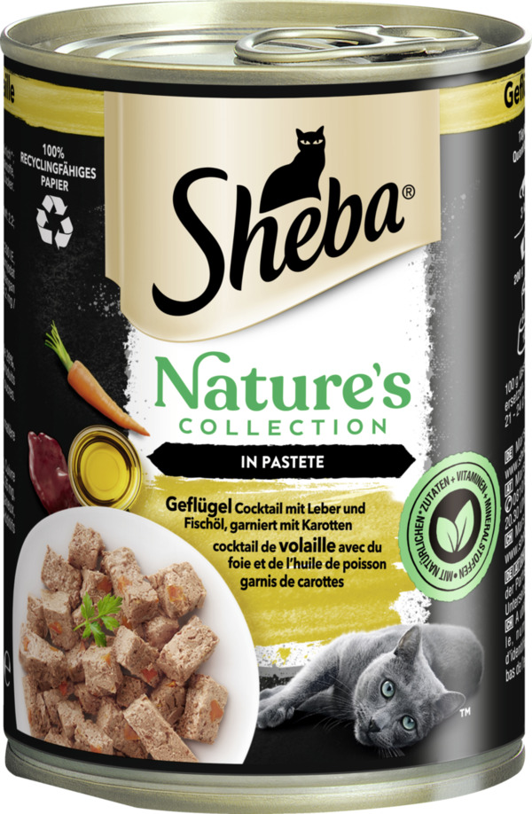 Bild 2 von Sheba Katze Nassfutter Nature's Collection in Pastete mit Geflügel
