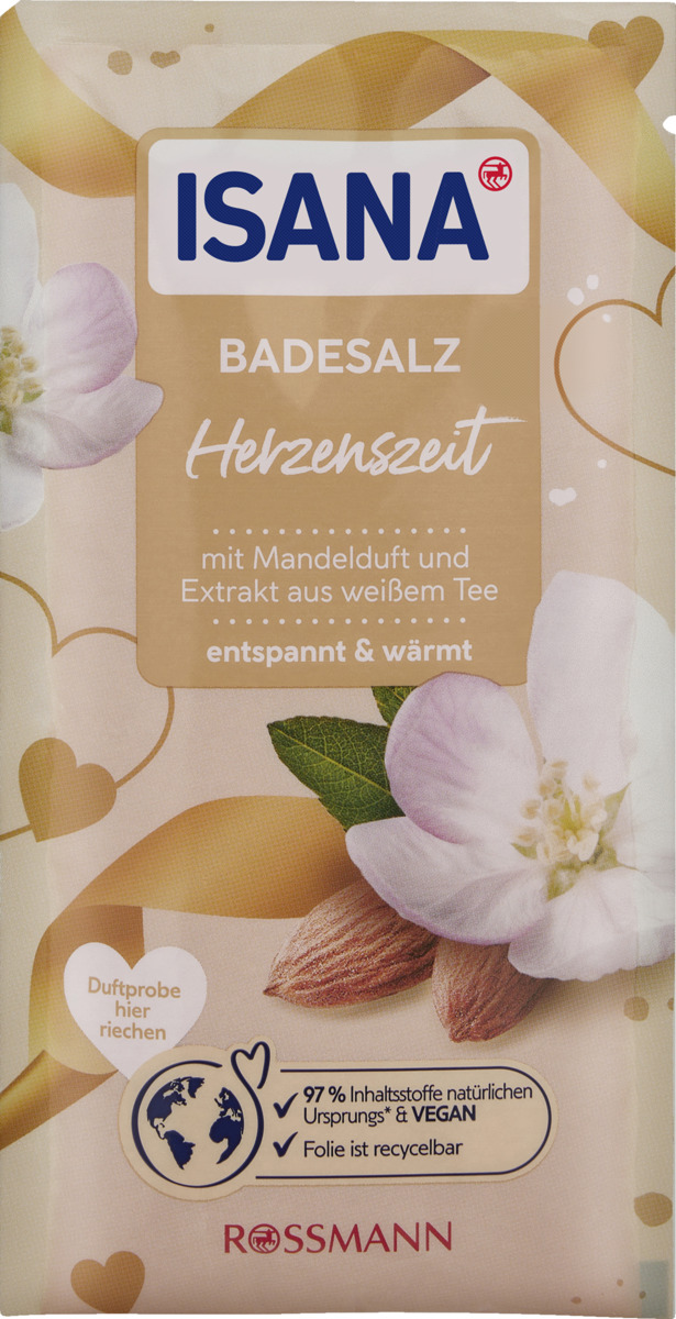 Bild 1 von ISANA Badekristalle Herzenszeit