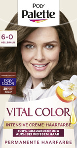 Poly Palette Vital Color Intensive Creme-Haarfarbe 6-0 Hellbraun
