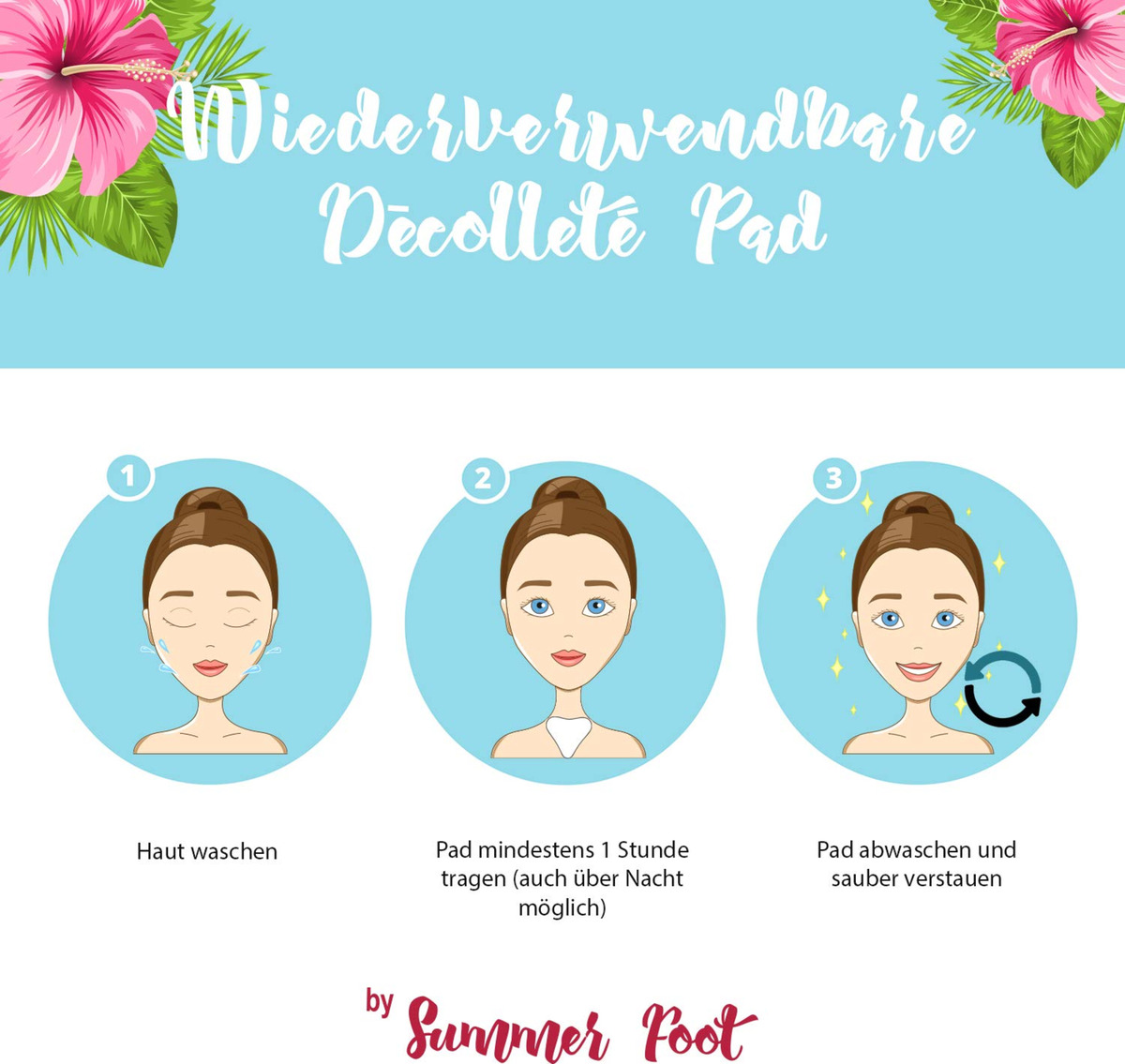 Bild 4 von Summer Foot Wiederverwendbares Dekolleté Pad