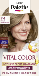 Poly Palette Vital Color Intensive Creme-Haarfarbe 7-1 Kühles Dunkelblond