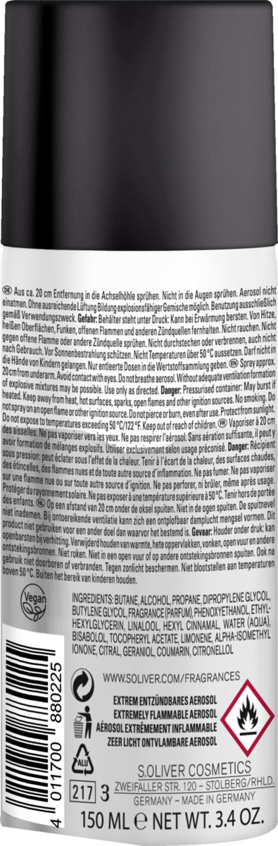 Bild 2 von s.Oliver Extra Fresh 48h Protection Deospray