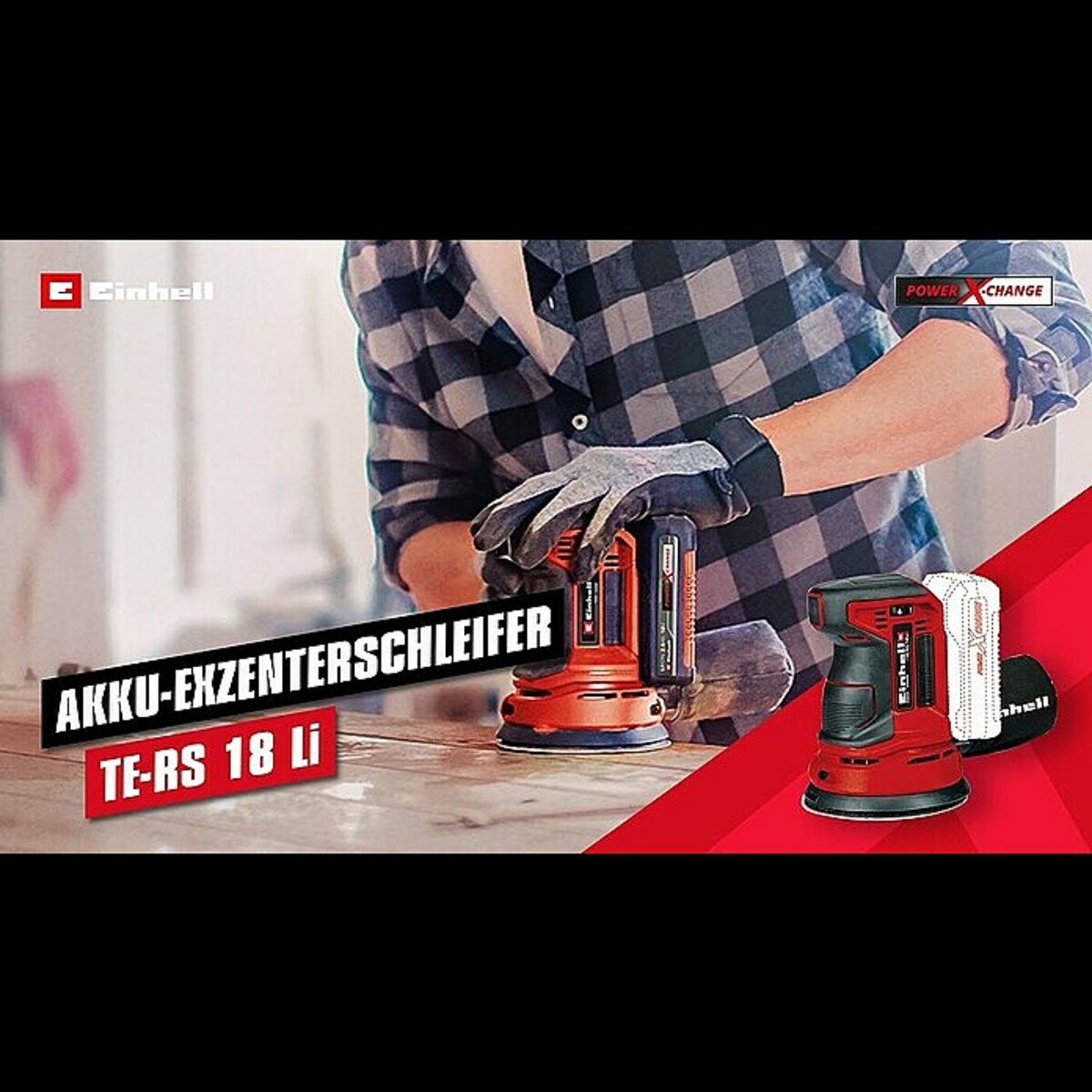 Bild 3 von Einhell Power X-Change 18V Akku-Exzenterschleifer TE-RS 18 Li-Solo