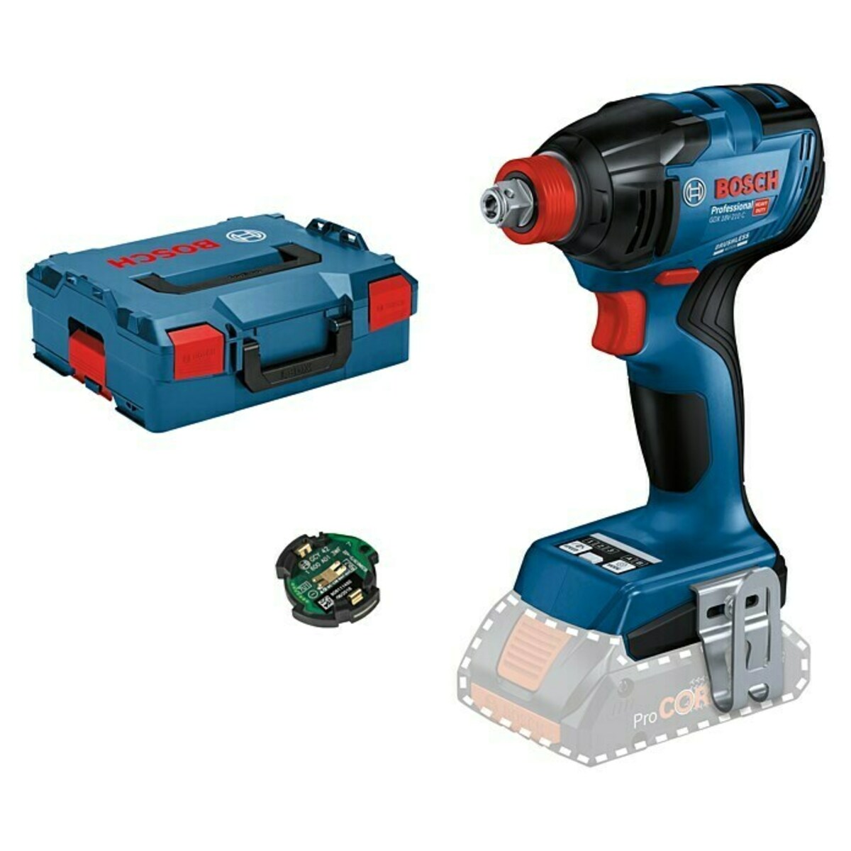 Bild 1 von Bosch Professional AmpShare 18V Akku-Drehschlagschrauber GDX 18V-210 C