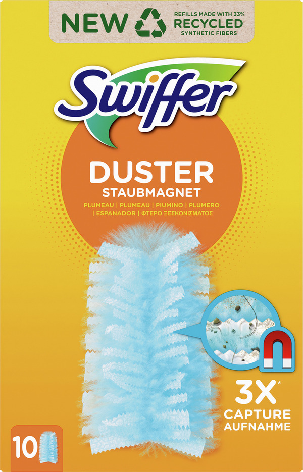 Bild 2 von Swiffer Staubmagnet Starterset Komfort Pack (Griff + 15 Tücher)