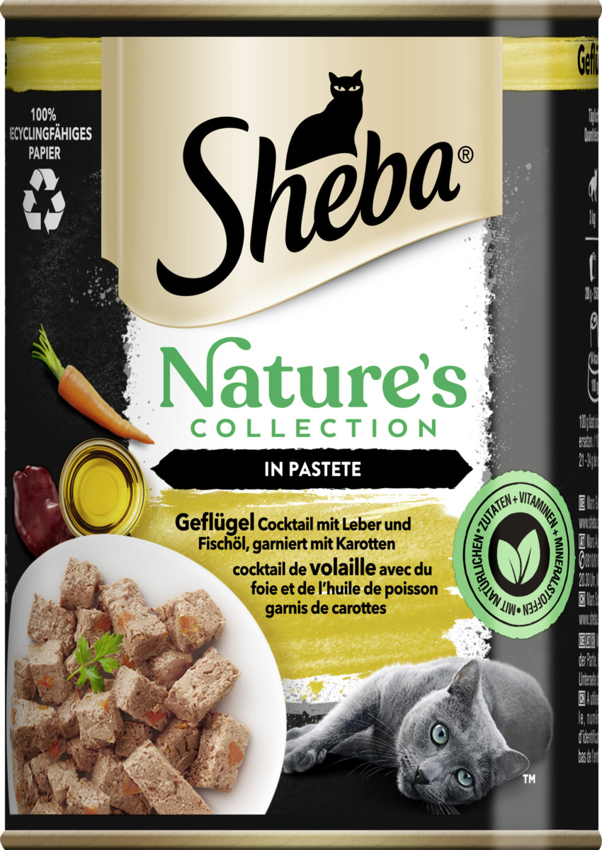 Bild 1 von Sheba Katze Nassfutter Nature's Collection in Pastete mit Geflügel