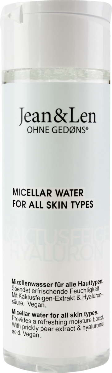 Bild 1 von Jean&Len Feuchtigkeitsspendendes Mizellenwasser