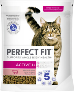 Perfect Fit Katze Trockenfutter Active 1+ mit Rind